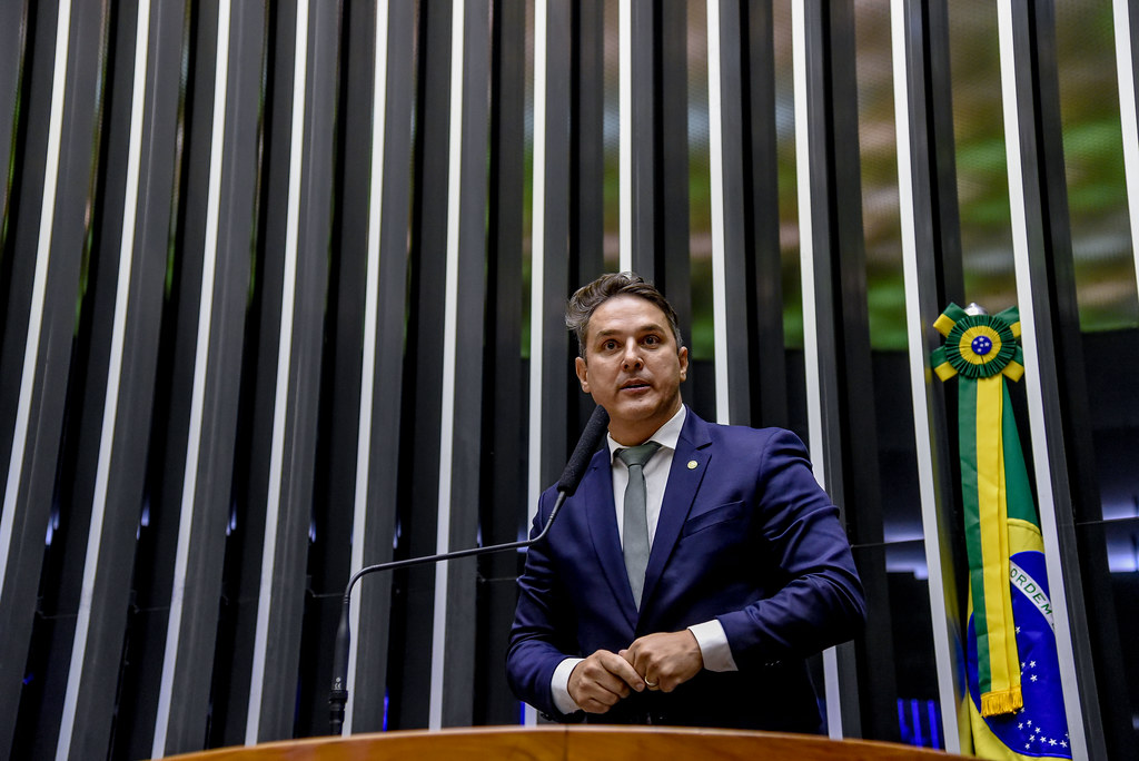 Luciano Zucco no plenário da Câmara Federal